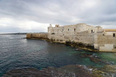 Castello Maniace, İtalya'nın görünümü