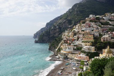 Positano, İtalya güzel görünümü