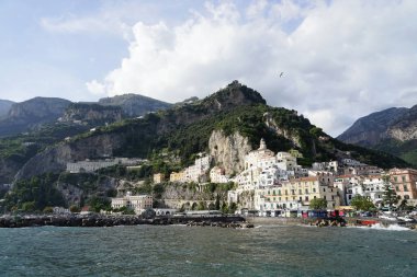 Güzel manzara, Amalfi, İtalya