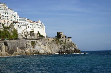 Güzel manzara, Amalfi, İtalya
