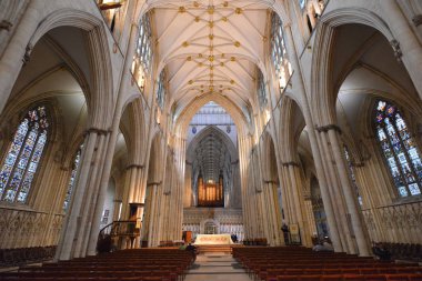 York Minster katedralin iç, İngiltere