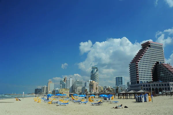 Praia Tel Aviv — Fotografia de Stock