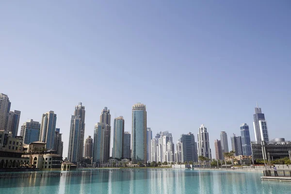 Міський Пейзаж Дубай Єднані Арабські Емірати — стокове фото