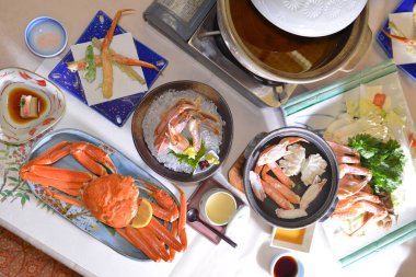 Taze deniz ürünlerini kapatın.