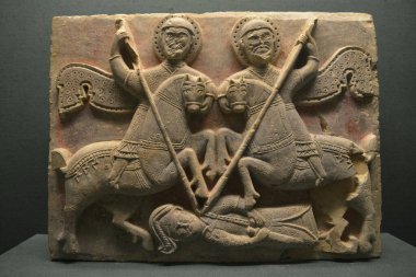 Yunanistan 'daki Benaki müzesinde taş resim