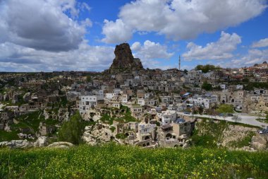 Kapadokya 'nın doğal manzarası, hindi