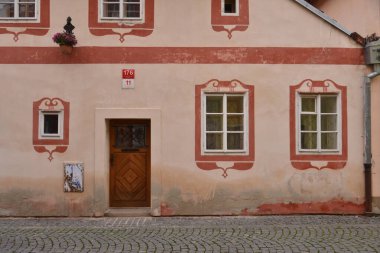 Çek Cumhuriyeti 'ndeki eski evin ayrıntıları