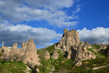 Kapadokya 'nın doğal manzarası, hindi