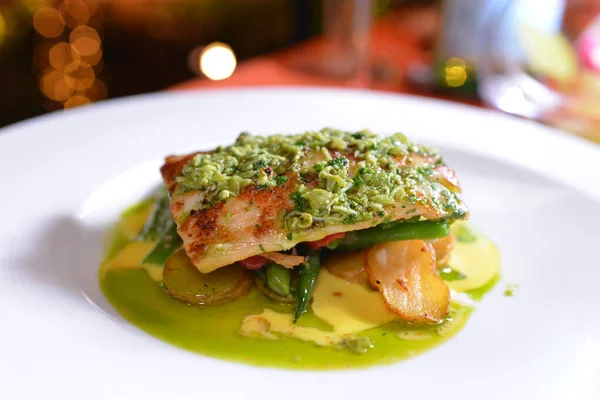 Sluiten Van Het Diner Tafel — Stockfoto