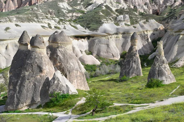 Krajobraz Naturalny Cappadocia Indyk — Zdjęcie stockowe