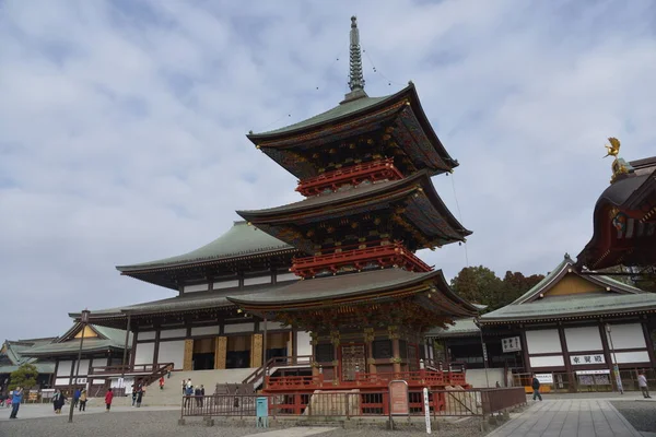 Chrámová Budova Dne Japonsko — Stock fotografie