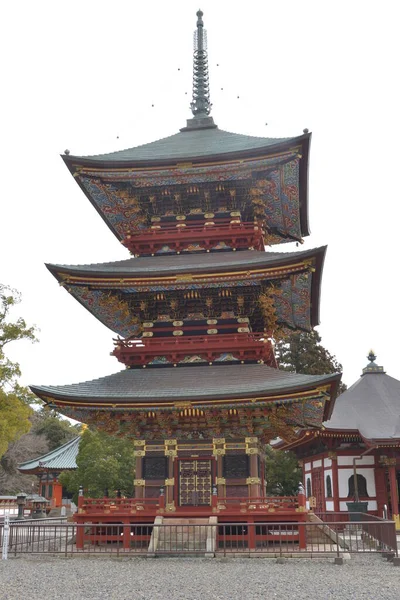 Edificio Del Templo Durante Día Japón — Foto de Stock