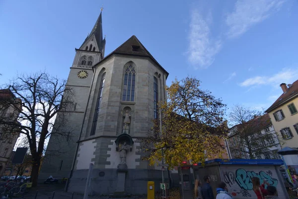 Fassadenansicht Der Kirche Bei Tag — Stockfoto