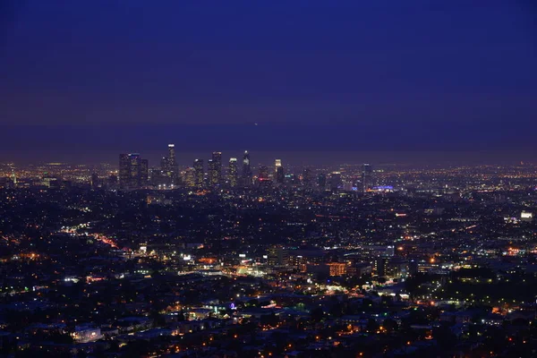 los angeles  city at night, California, USA