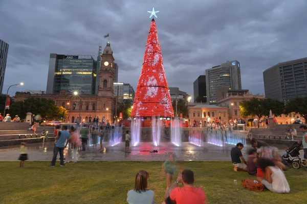 Gente Que Reúne Plaza Victoria Sur Australia —  Fotos de Stock