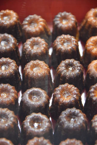 Крупный План Шоколадных Тортов — стоковое фото
