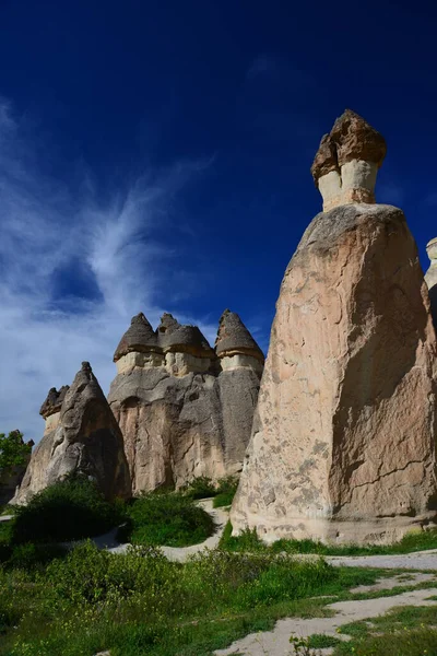 Természetes Táj Cappadocia Pulyka — Stock Fotó