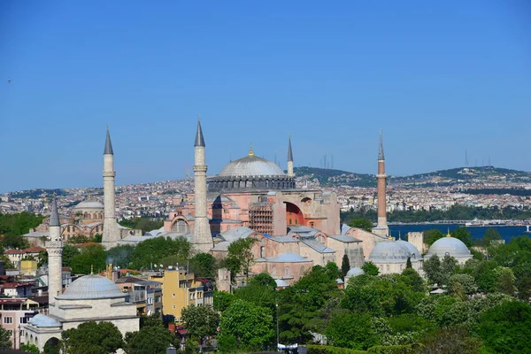 Воздушный Вид Istanbul Индейка Дневное Время — стоковое фото