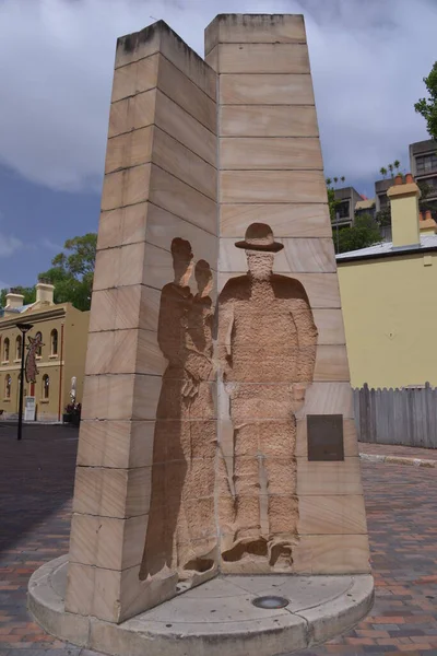 Sculpture Town Square Australia — Stock Photo, Image