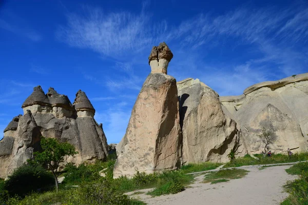 Natürliche Landschaft Von Kappadokien Türkei — Stockfoto