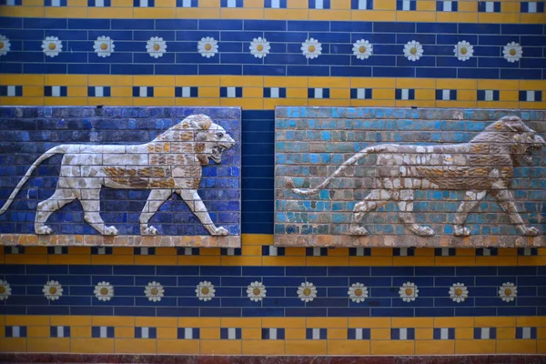 Museo Arqueológico Estambul Mosaico Los Leones — Foto de Stock