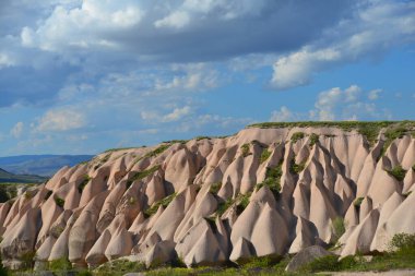 Kapadokya 'nın doğal manzarası, hindi