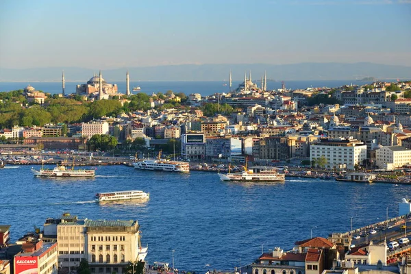 Воздушный Вид Istanbul Индейка Дневное Время — стоковое фото