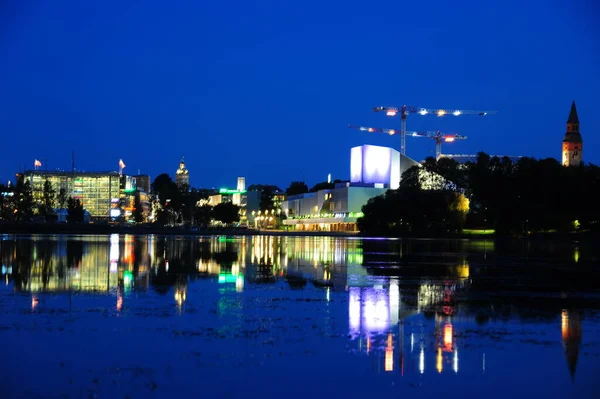 Cidade Colorida Helsinque Finlândia — Fotografia de Stock