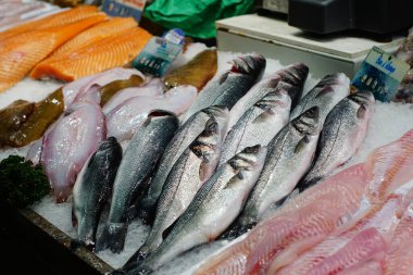 Fransa 'nın Provence bölgesindeki yiyecekleri kapatın.