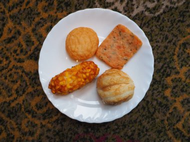 Hong Kong Kowloon 'daki yiyecekleri kapatın.