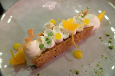 Fransa 'nın Provence bölgesindeki yiyecekleri kapatın.