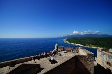 Küba 'daki deniz manzarası