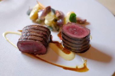 Hong Kong Kowloon 'daki yiyecekleri kapatın.