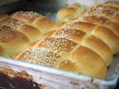 Hong Kong Kowloon 'daki yiyecekleri kapatın.