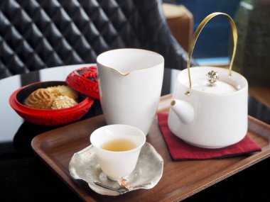 Hong Kong Kowloon 'daki yiyecekleri kapatın.