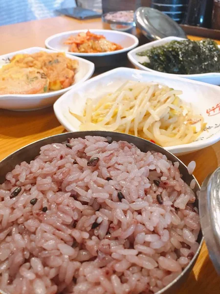 Primer Plano Comida Corea Seúl — Foto de Stock