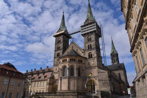 Exterior Iglesia Alemania Bamberg — Foto de Stock
