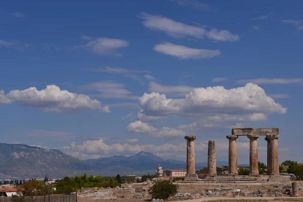 Alte Ruine Griechischen Korinth — Stockfoto