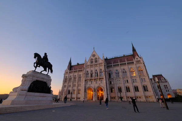 Edificio Exterior Hungría Budapest Orszaghaz Parlamento — Foto de Stock