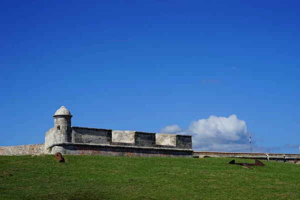 Architecture Sur Ciel Bleu Cuba — Photo