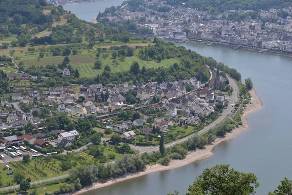 Paysage Urbain Allemagne Rhin — Photo