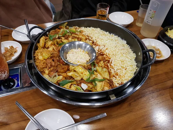 Gros Plan Nourriture Corée Séoul — Photo