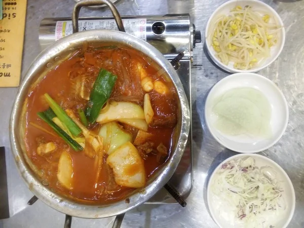 한국에서 음식을 가까이서 — 스톡 사진