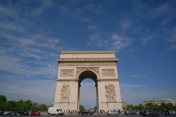 Arco Trionfo Francia Parigi — Foto Stock
