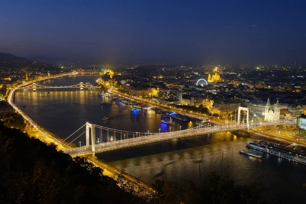 Pejzaż Miejski Węgrzech Budapeszt Citadella — Zdjęcie stockowe