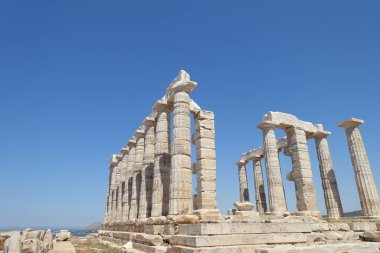 Yunan Poseidon Atina Tapınağındaki Eski Kalıntı