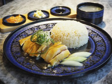 Hong Kong Kowloon 'daki yiyecekleri kapatın.