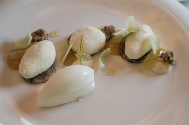 Fransa 'nın Provence bölgesindeki yiyecekleri kapatın.