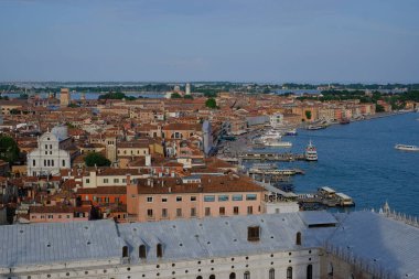 İtalya 'da şehir manzarası Venedik 2. Campanile di San Marco