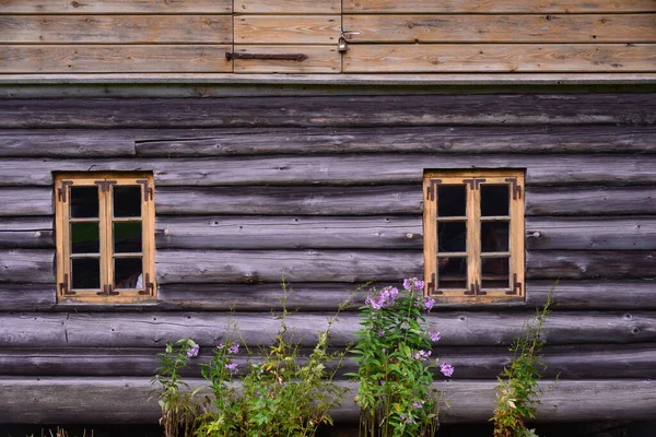 Casa Madera Estonia — Foto de Stock